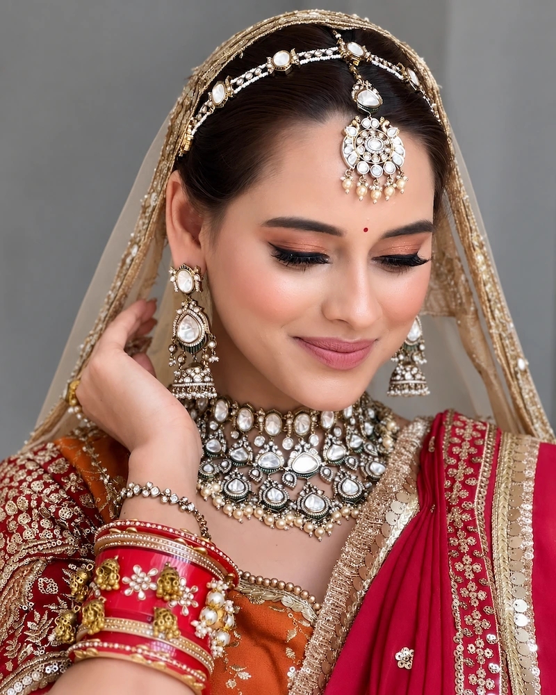 Threading and eyebrow shaping at Meenakshi Salon Raipur